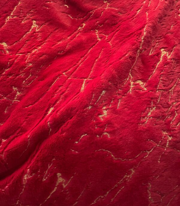 Red gold fabric metallic yarn woven poly faille fabric for garments lame gold fabric.