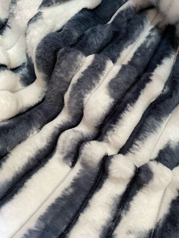Dyed Strip Rabbit Stuffed Animal Fabric