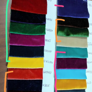 Velvet with lycra Fabrics