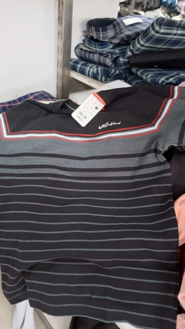 Men's Simple Grey-Black T-Shirt